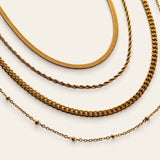 the gold-plated layered set