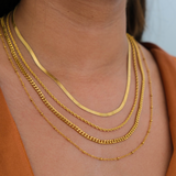 the gold-plated layered set